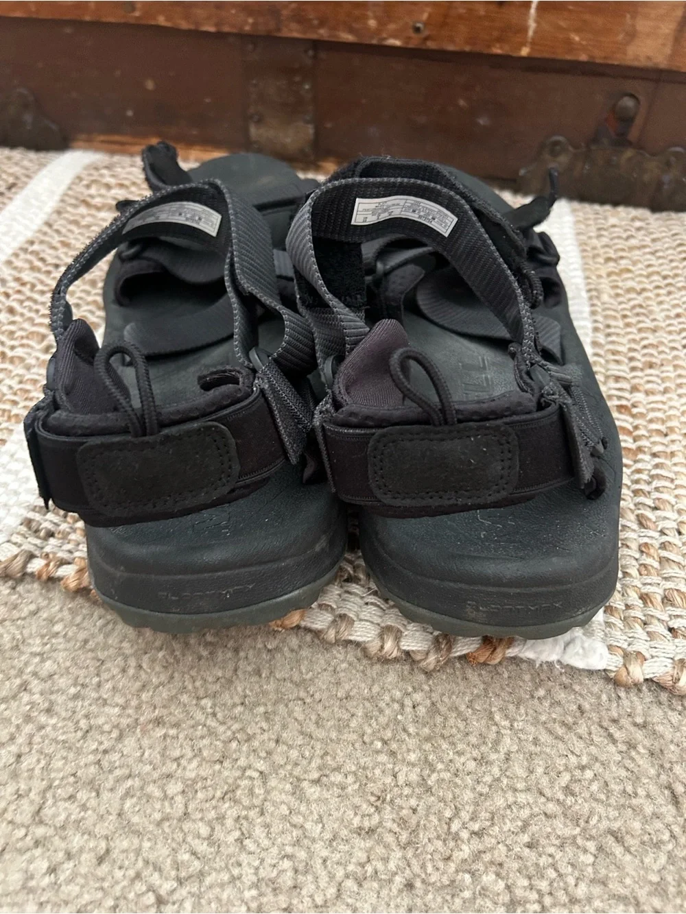 Merrell Black Outdoor Strappy Sandals